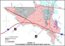 Tax Increment Reinvestment Zone Number 1 Map