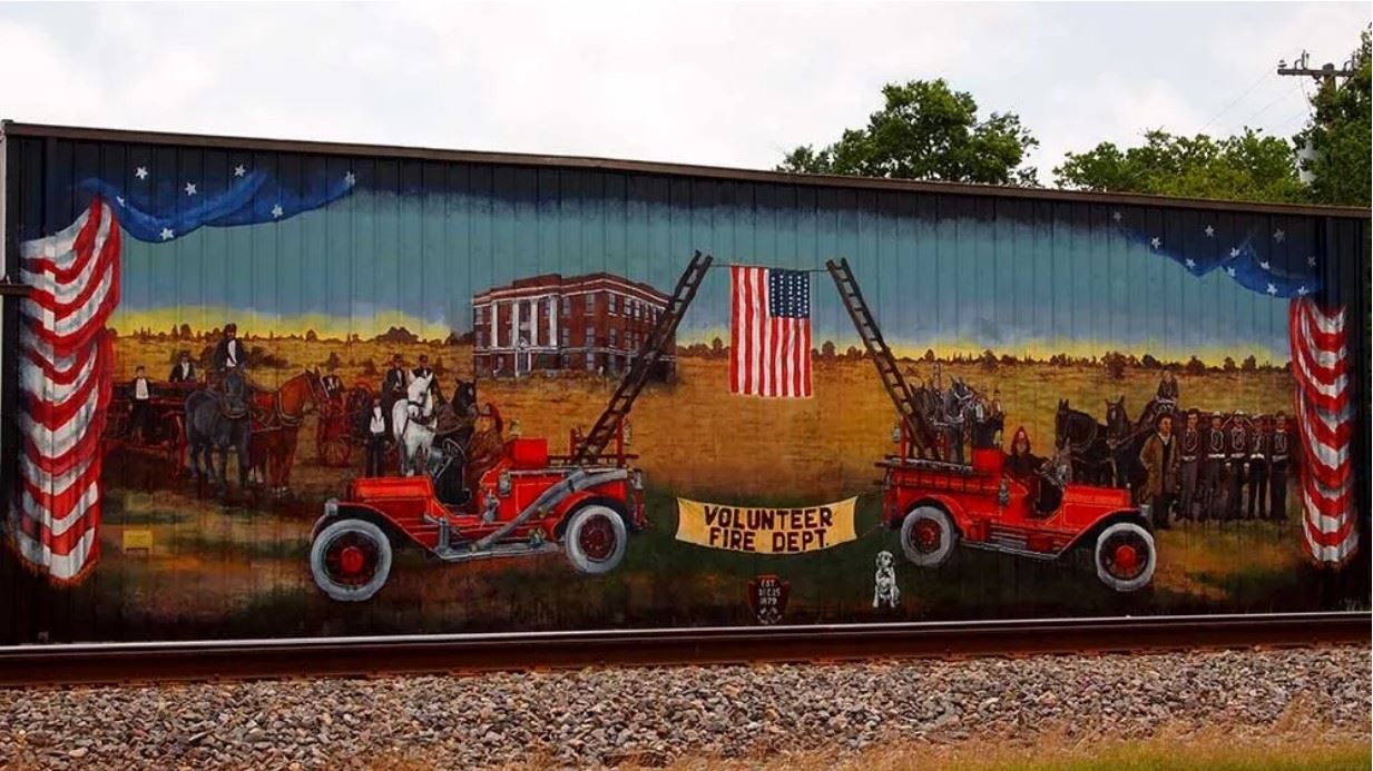 Volunteer Fire Department Mural