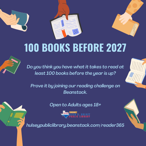 100 Books Before 2027. Ages 18+